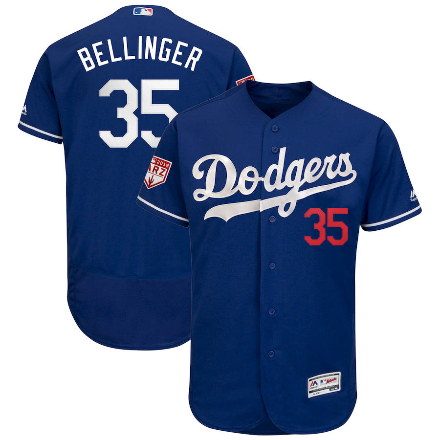Dodgers 35 Cody Bellinger Royal 2019 Spring Training Flexbase Jersey