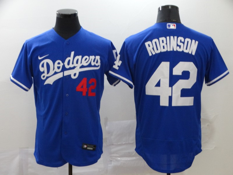 Dodgers 42 Jackie Robinson Royal 2020 Nike Flexbase Jersey