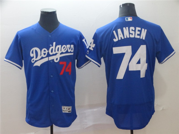 Dodgers 74 Kenley Jansen Royal Flexbase Jersey