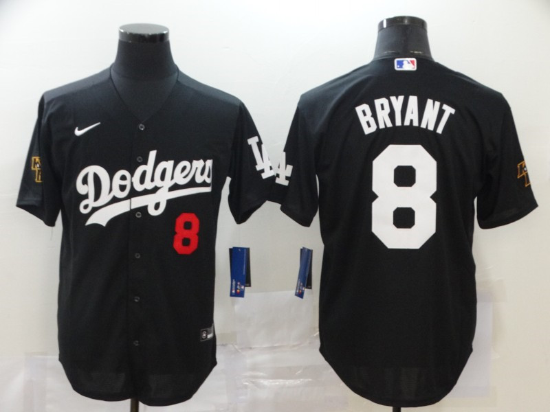 Dodgers 8 Kobe Bryant Black 2020 Nike Cool Base Jersey