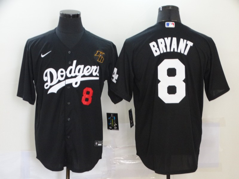 Dodgers 8 Kobe Bryant Black 2020 Nike KB Cool Base Jersey