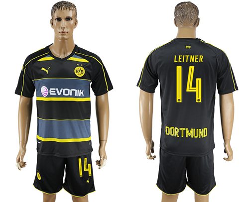 Dortmund 14 Leitner Away Soccer Club Jersey