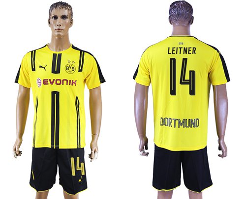 Dortmund 14 Leitner Home Soccer Club Jersey