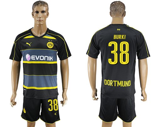 Dortmund 38 Burki Away Soccer Club Jersey