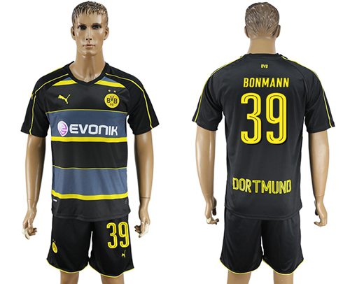 Dortmund 39 Bonmann Away Soccer Club Jersey