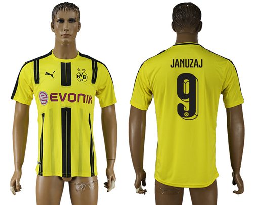 Dortmund 9 Januzaj Home Soccer Club Jersey