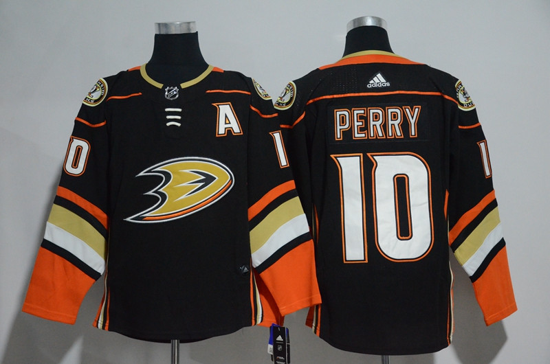 Ducks 10 Corey Perry Black  Jersey