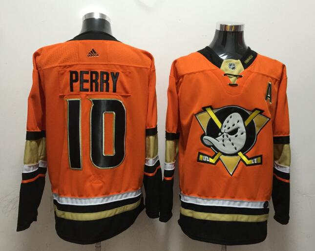 Ducks 10 Corey Perry Orange  Jersey