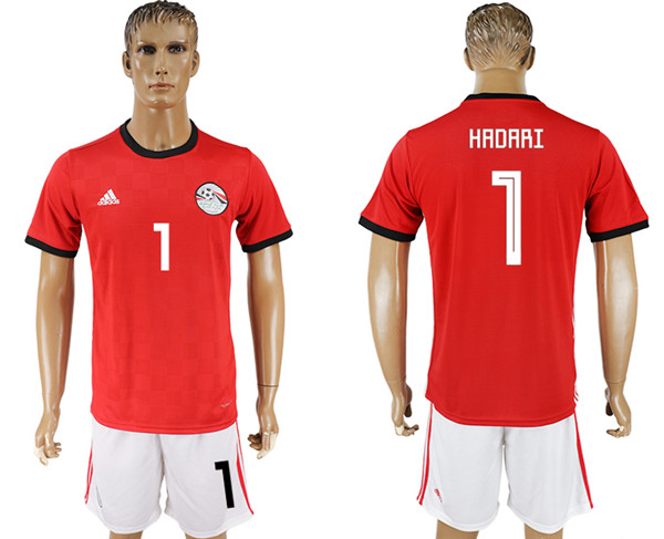 Egypt 1 HADRAI Home 2018 FIFA World Cup Soccer Jersey