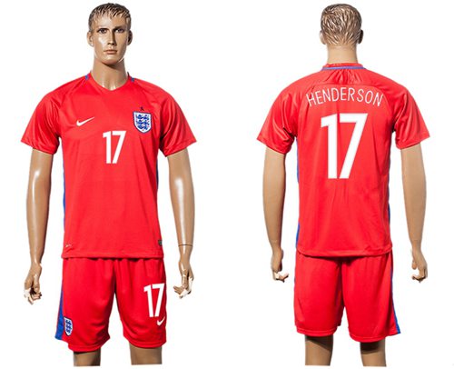 England 17 Henderson Away Soccer Country Jersey