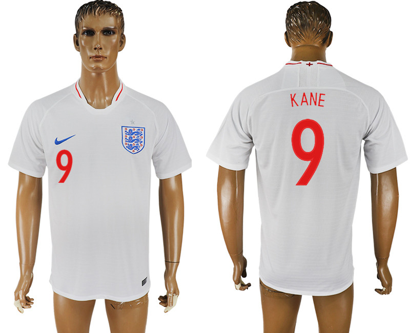 England 9 KANE Home 2018 FIFA World Cup Thailand Soccer Jersey