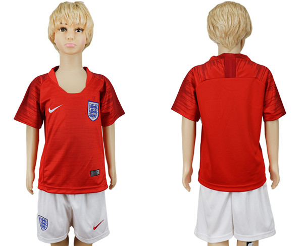 England Away Youth 2018 FIFA World Cup Soccer Jersey