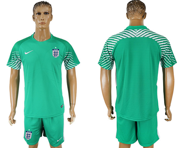 England Green Goalkeeper 2018 FIFA World Cup Soccer Jersey