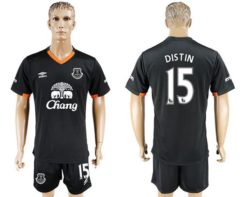 Everton 15 Distin Away Soccer Club Jersey