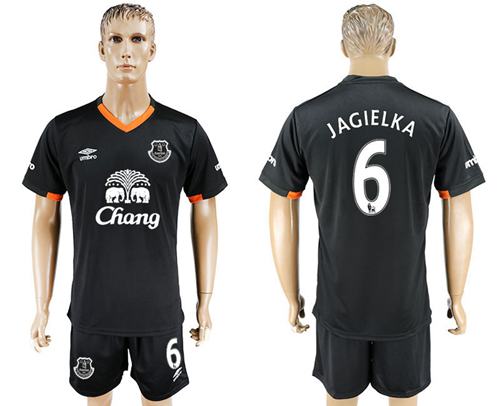 Everton 6 Jagielka Away Soccer Club Jersey