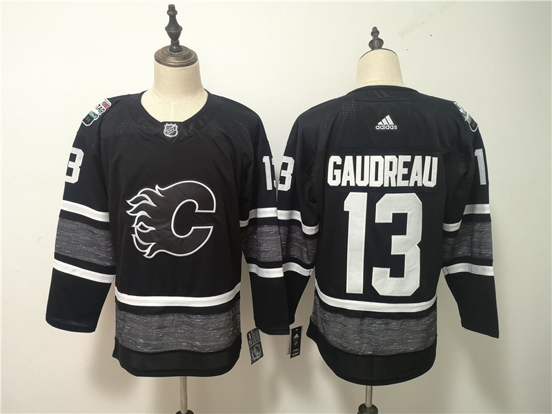 Flames 13 Johnny Gaudreau Black 2019 NHL All Star Game Adidas Jersey