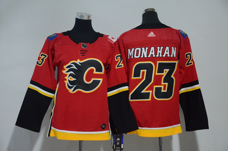 Flames 23 Sean Monahan Red Youth  Jersey