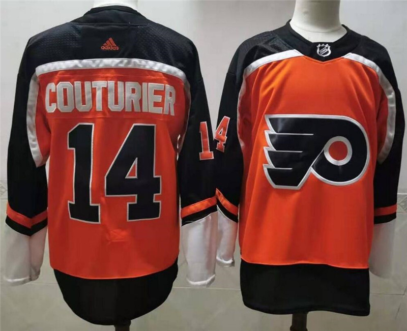 Flyers 14 Sean Couturier Orange 2020 New Adidas Jersey