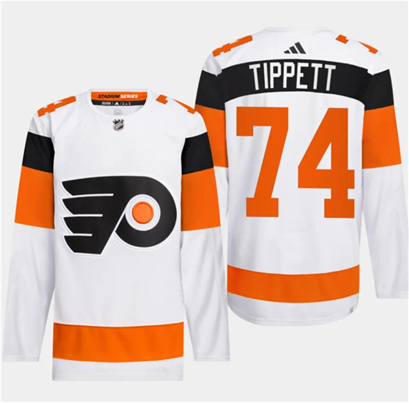 Flyers 74 Owen Tippett White 2024 NHL Stadium Series Adidas Jersey
