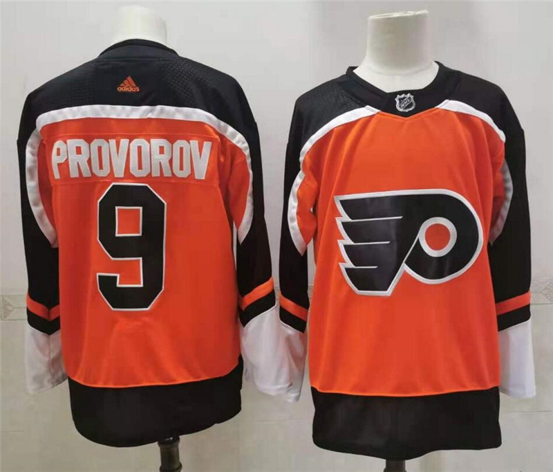 Flyers 9 Ivan Provorov Orange 2020 New Adidas Jersey