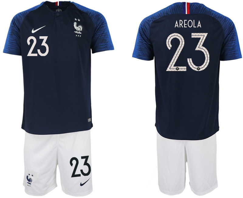 France 23 AREOLA Home 2018 FIFA World Cup Soccer Jersey