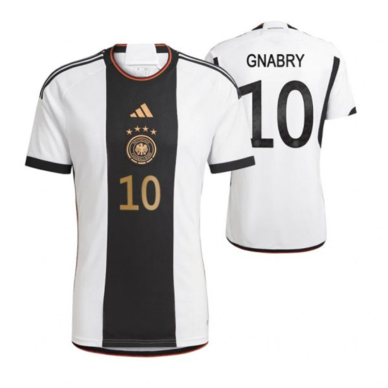 Germany 10 GNABRY Home 2022 FIFA World Cup Thailand Soccer Jersey