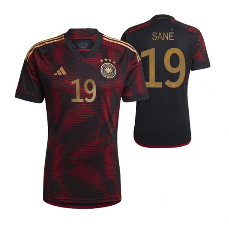 Germany 19 SANE Away 2022 FIFA World Cup Thailand Soccer Jersey