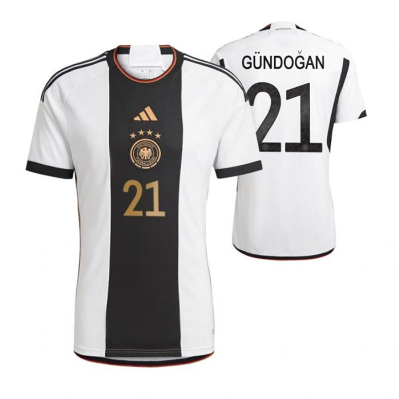 Germany 21 GUNDOGAN Home 2022 FIFA World Cup Thailand Soccer Jersey