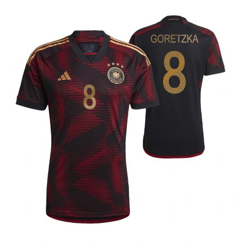 Germany 8 GORETZKA Away 2022 FIFA World Cup Thailand Soccer Jersey