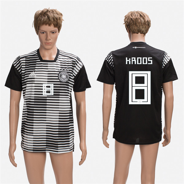 Germany 8 KROOS Training 2018 FIFA World Cup Thailand Soccer Jersey