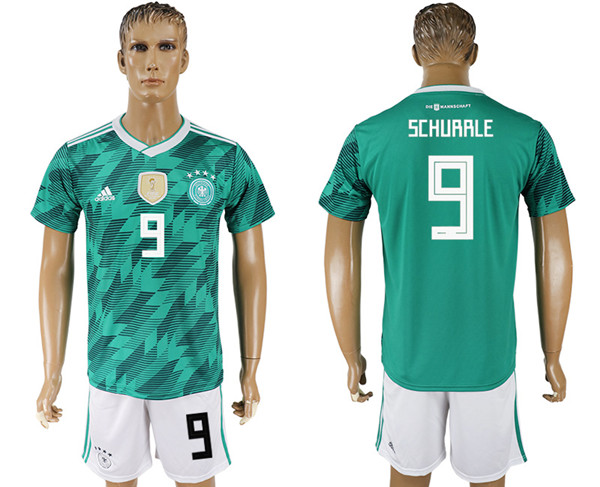 Germany 9 SCHURRLE Away 2018 FIFA World Cup Soccer Jersey