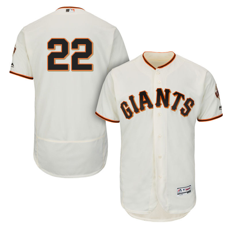 Giants 22 Andrew McCutchen Cream Flexbase Jersey