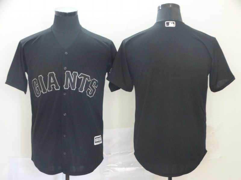 Giants Blank Black 2019 Players' Weekend Player Jersey
