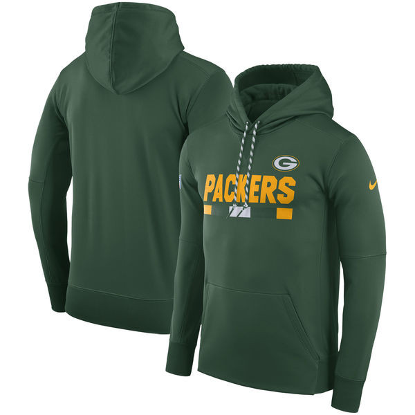 Green Bay Packers  Team Name Performance Pullover Hoodie Green