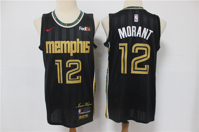 Men's Nike Ja Morant Black Memphis Grizzlies 2020/21 Swingman