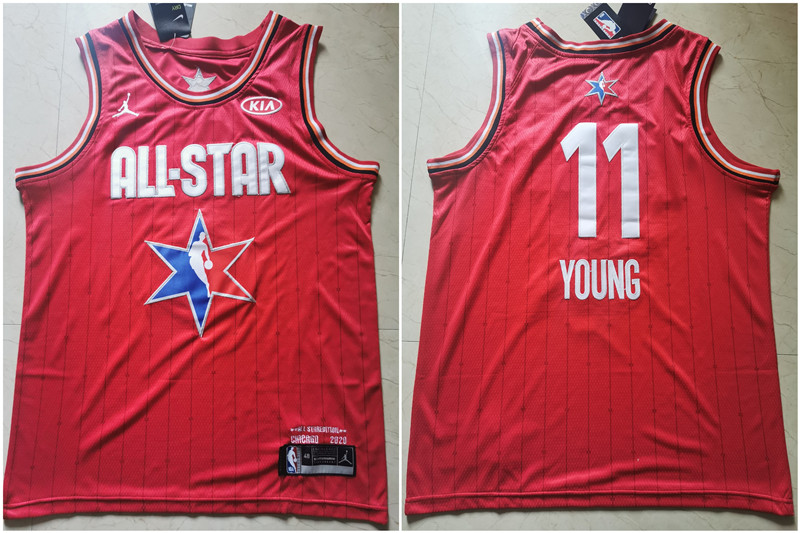 Hawks 11 Trae Young Red 2020 NBA All Star Jordan Brand Swingman Jersey