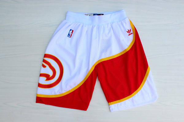 Hawks White Hardwood Classics Shorts