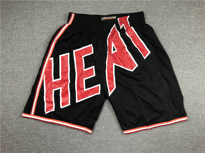 Heat Black Big Face With Pocket Swingman Shorts