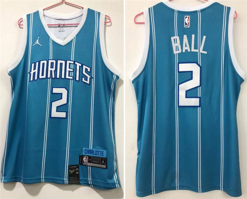 Hornets 2 LaMelo Ball Teal Icon Edition Swingman jersey