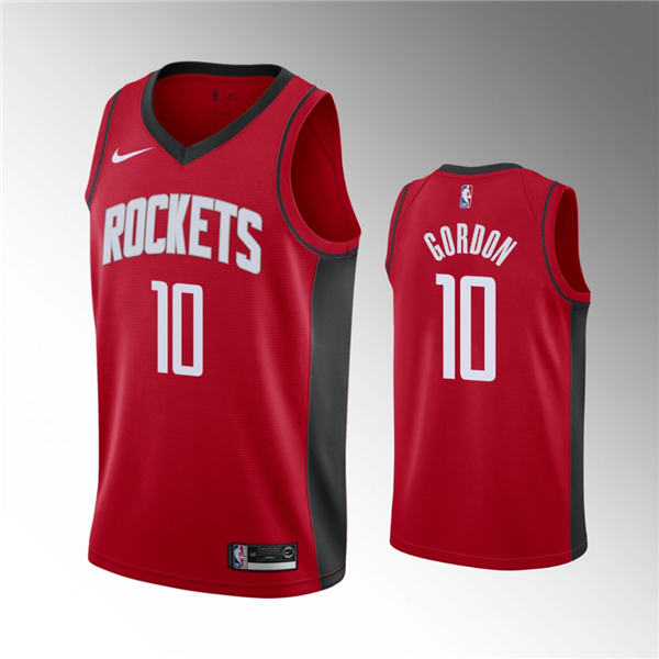 Houston Rockets #10 Eric Gordon 2019 20 Icon Red Jersey