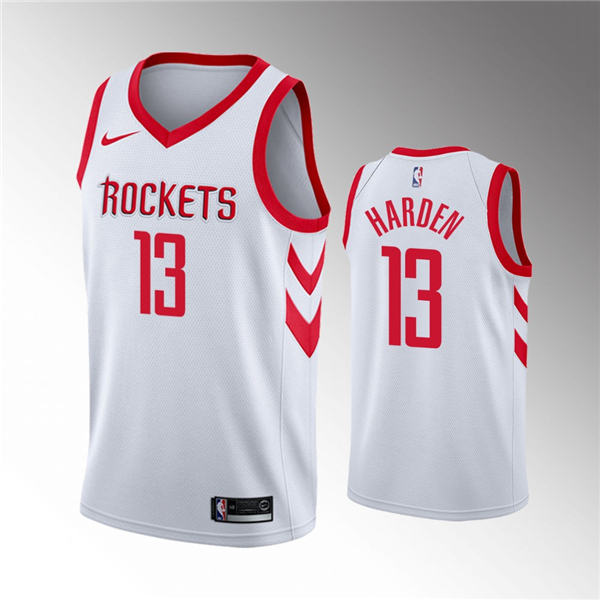 Houston Rockets #13 James Harden White Jersey