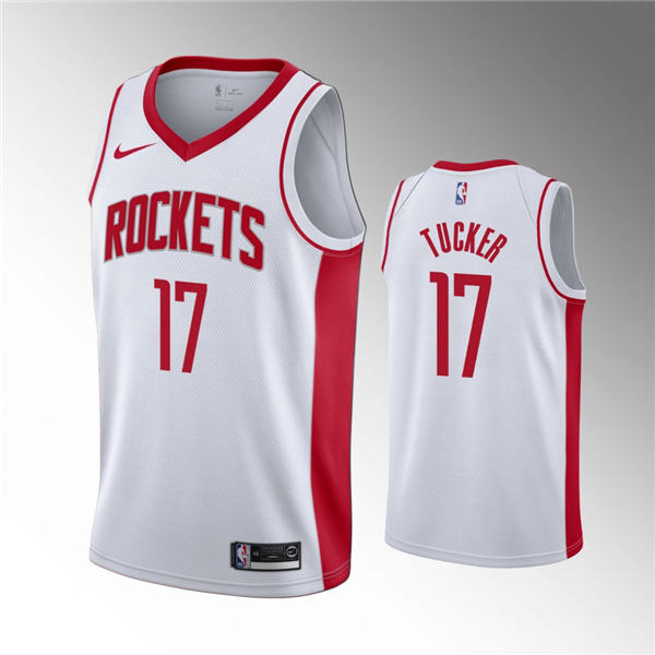 Houston Rockets #17 P.J. Tucker 2019 20 Association White Jersey