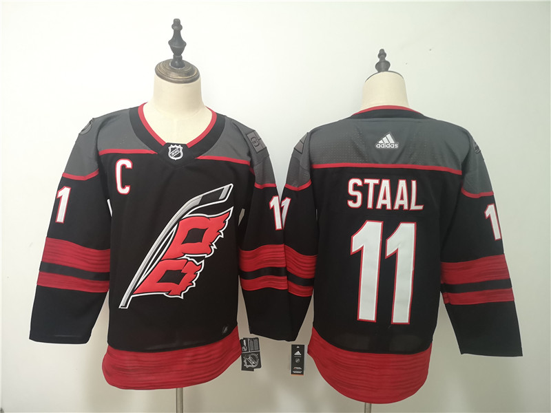 Hurricanes 11 Jordan Staal Black Adidas Jersey