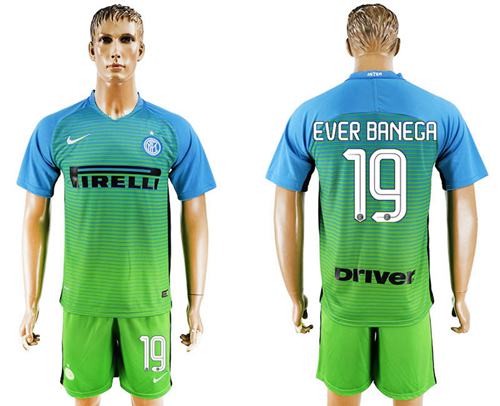 Inter Milan 19 Ever Banega Sec Away Soccer Club Jersey