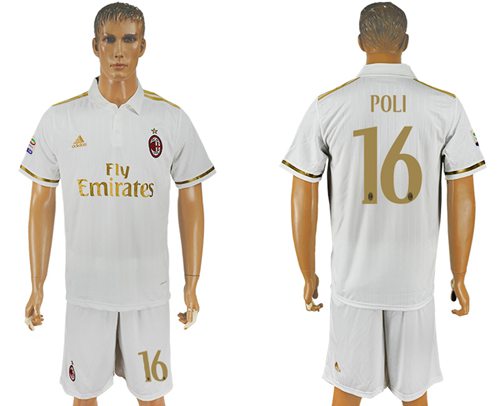 Inter Milan 8 Palacio White Away Soccer Club Jersey