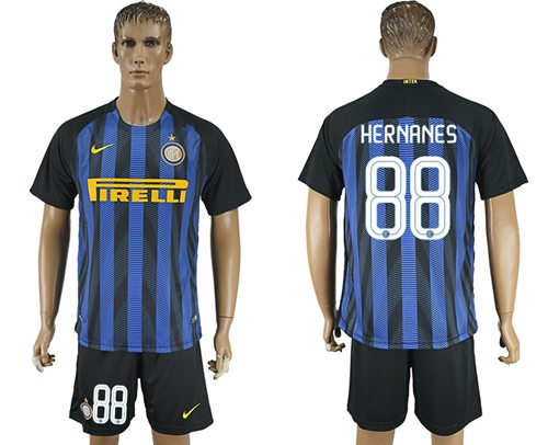 Inter Milan 88 Hernanes Home Soccer Club Jersey