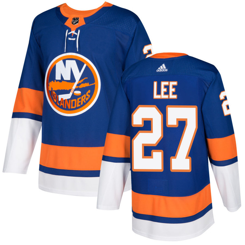 Islanders 27 Anders Lee Royal Adidas Jersey