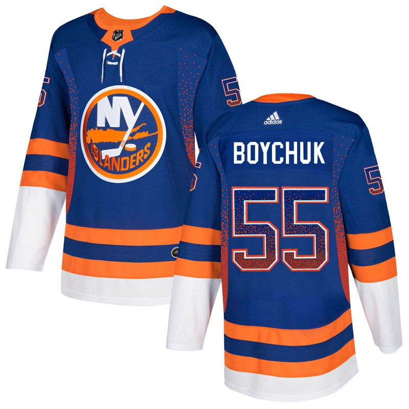 Islanders 55 Johnny Boychuk Royal Drift Fashion  Jersey