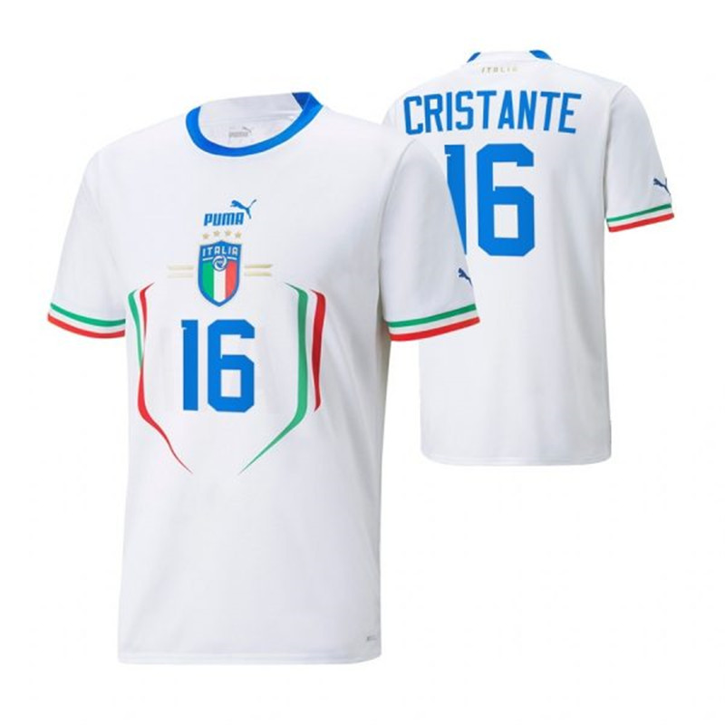 Italy 16 CRISTANTE Away 2022 FIFA World Cup Thailand Soccer Jersey