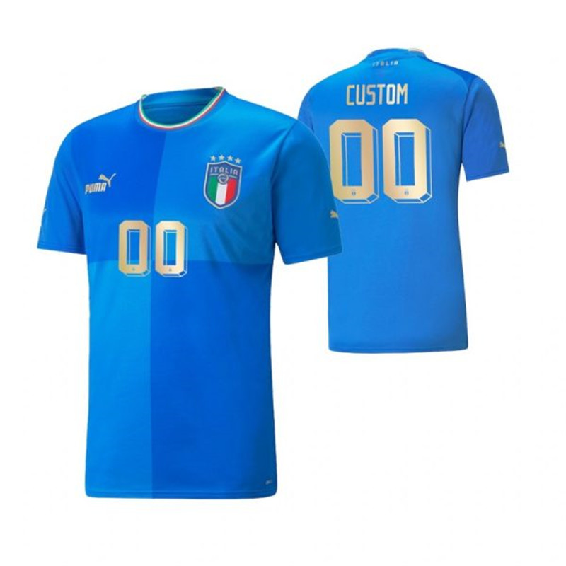 Italy Customized Home 2022 FIFA World Cup Thailand Soccer Jersey